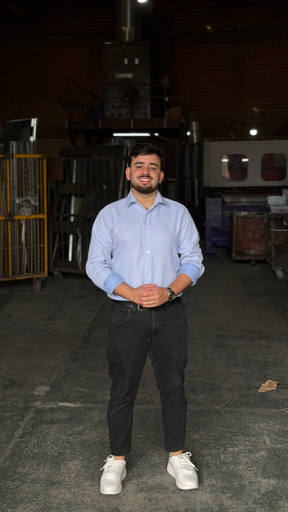 Retrato industrial da equipe